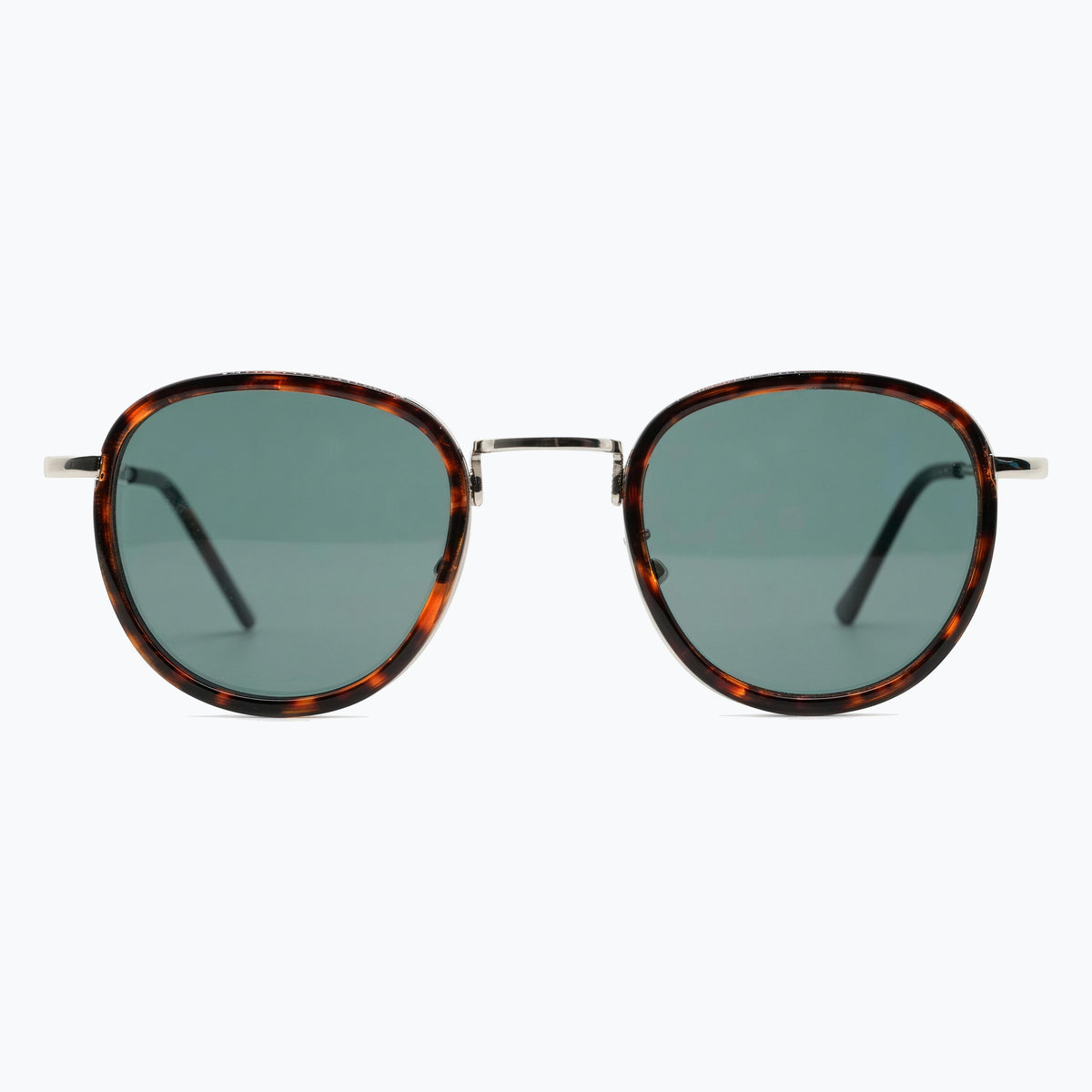 Jaxy Latitude in Tortoise — Round sunglasses #Color_Tortoise