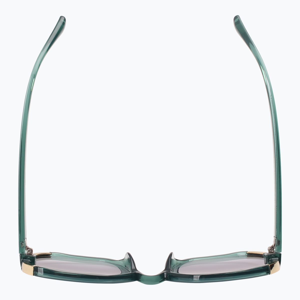 Jaxy Wildflower Square sunglasses — top view #Color_Teal
