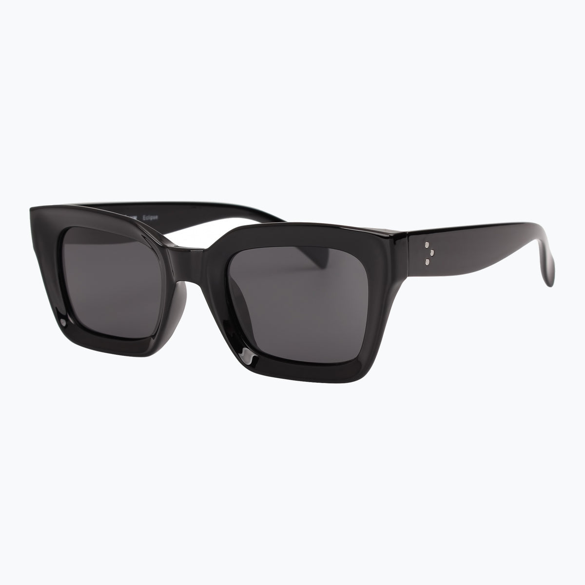 Jaxy Eclipse Square sunglasses — side view #Color_Black