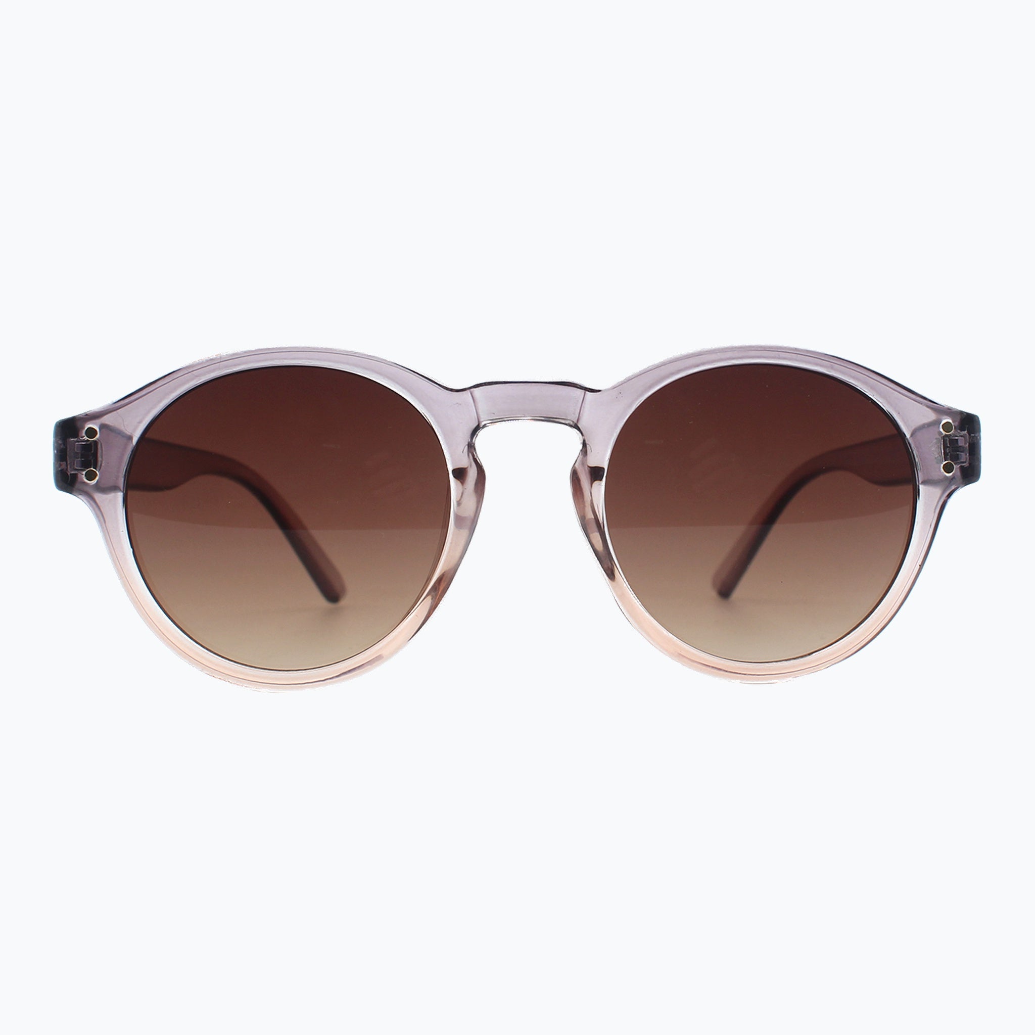 Jaxy Sunset Theory in Grey — Round sunglasses
