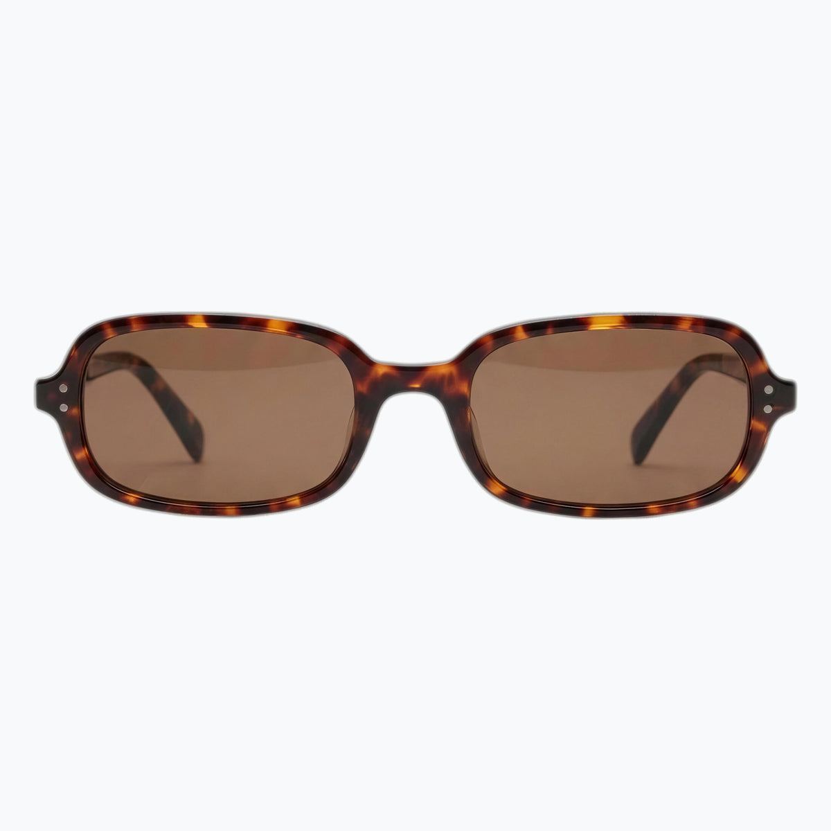 Jaxy Palm State in Tortoise — Rectangle Polarized sunglasses #Color_Tortoise
