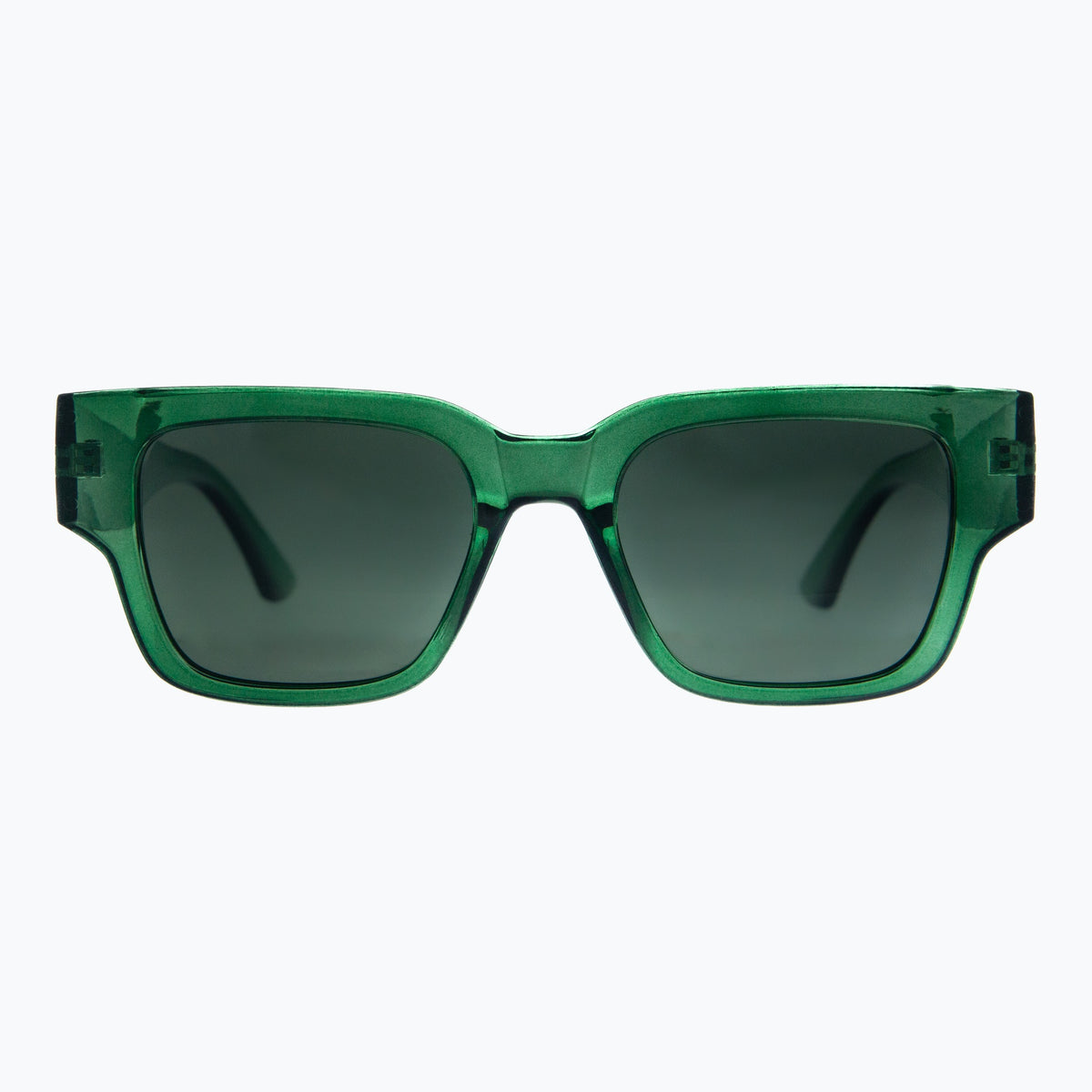 Jaxy Theory in Green — Square Polarized sunglasses #Color_Green