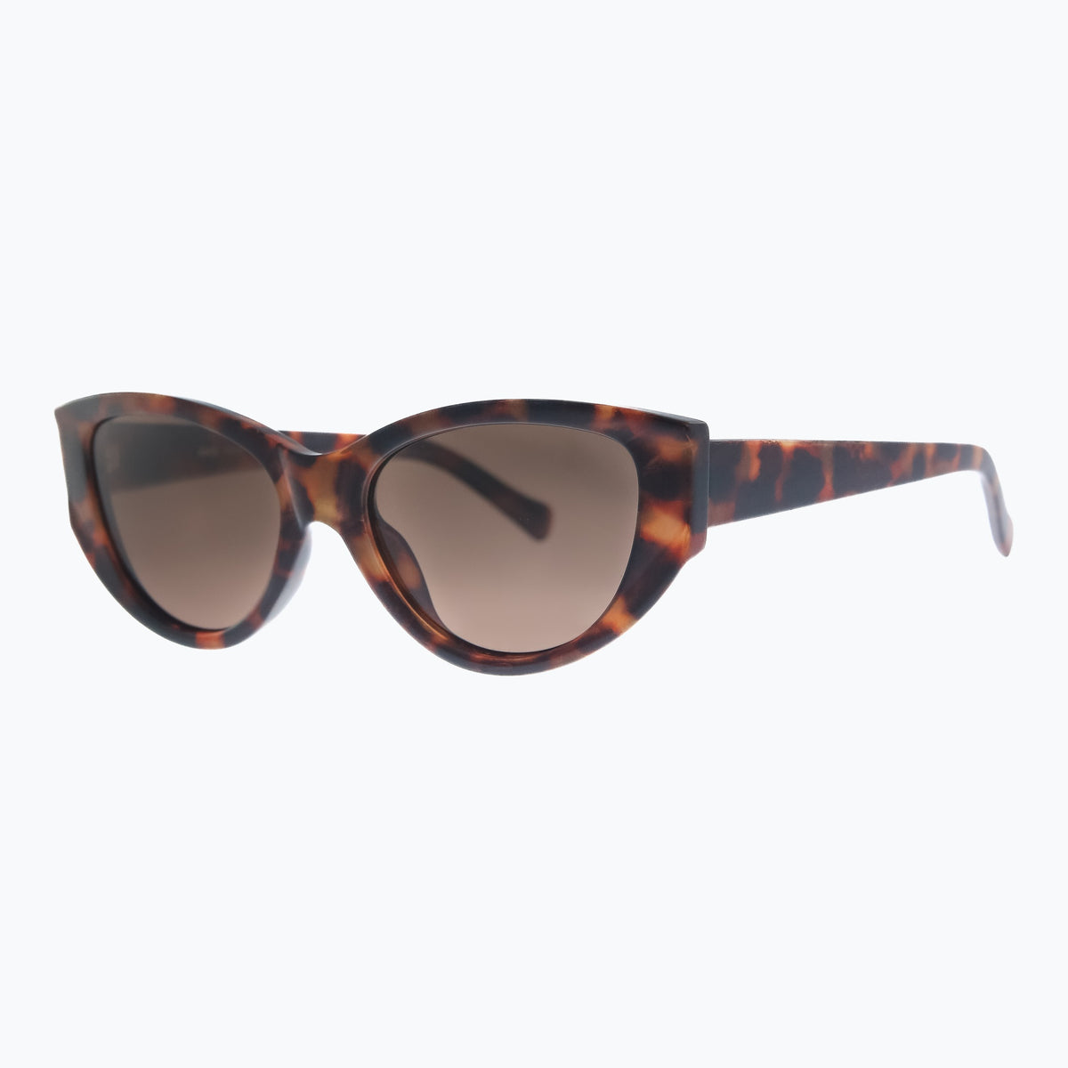 Jaxy Velour Cat-eye sunglasses — side view #Color_Tortoise