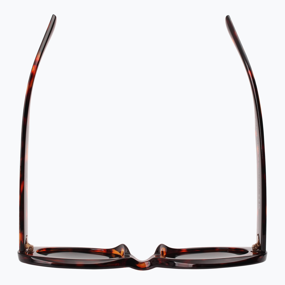 Jaxy Deco Oval sunglasses — top view #Color_Tortoise