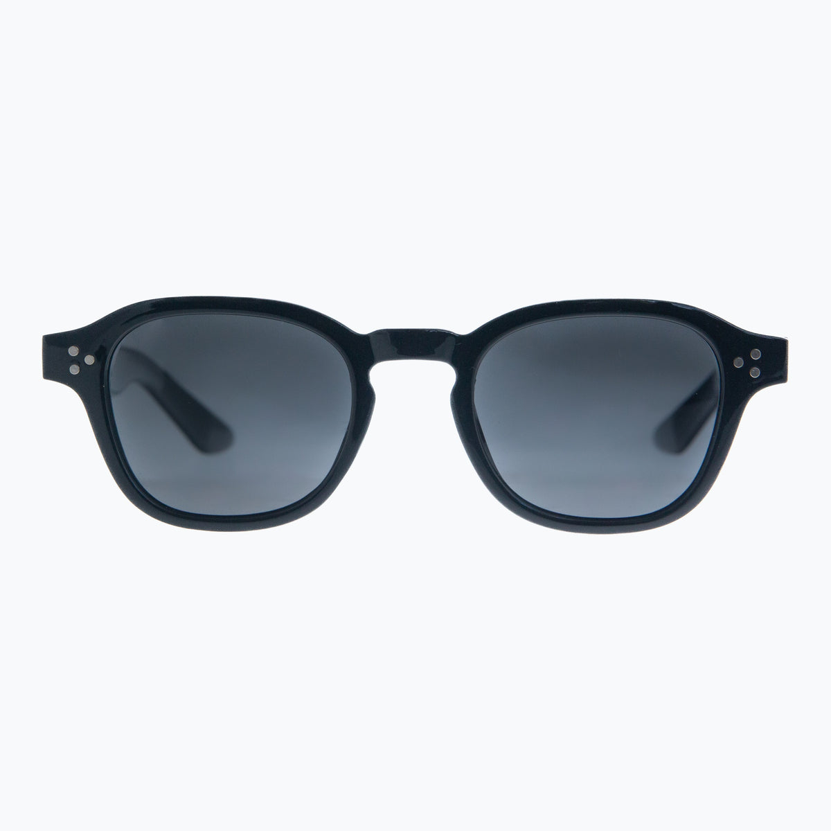 Jaxy Westside in Black — Square Polarized sunglasses #Color_Black