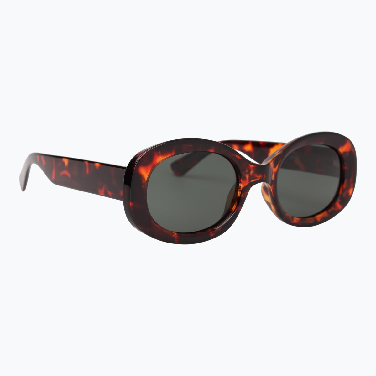 Jaxy Deco Oval sunglasses — other-side view #Color_Tortoise