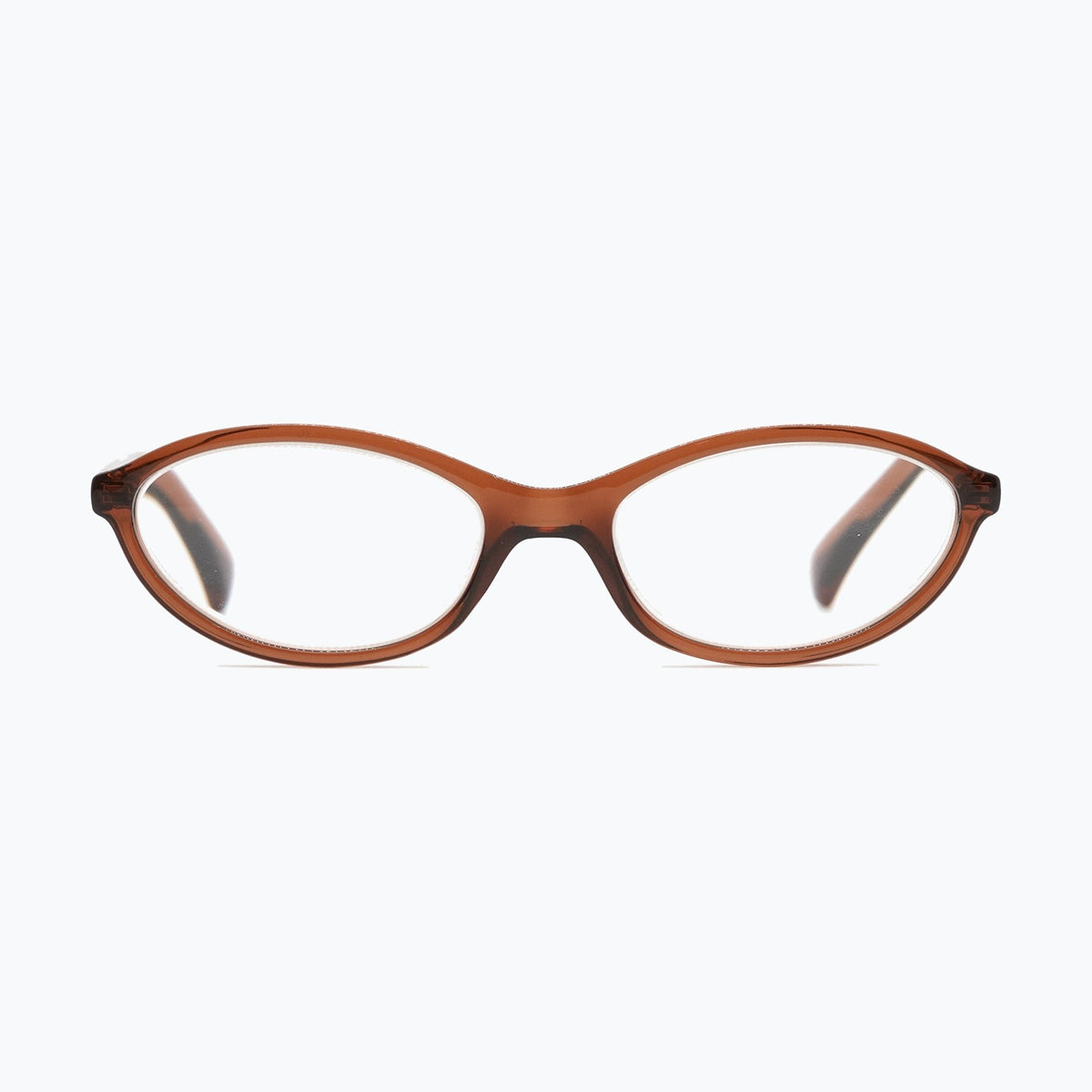 Jaxy Slip in Brown — Oval sunglasses #Color_Brown
