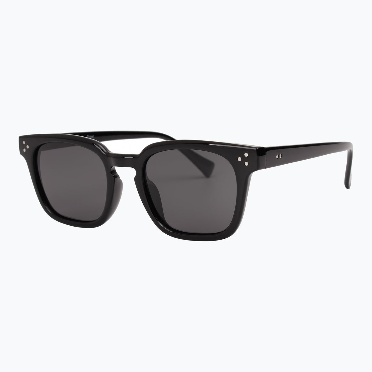 Jaxy Diner Square sunglasses — side view #Color_Black
