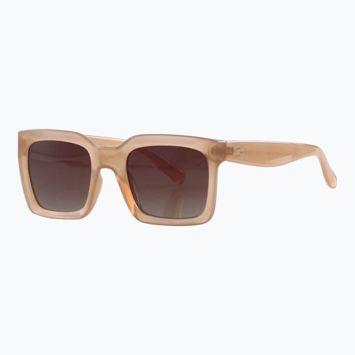 Jaxy Canyon Square sunglasses — side view #Color_Sand