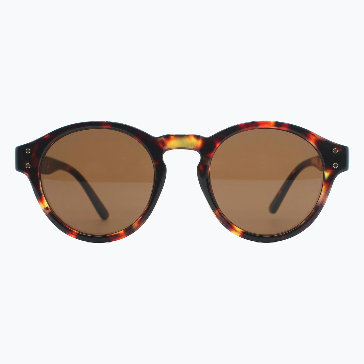Jaxy Sunset Theory in Tortoise — Round sunglasses #Color_Tortoise