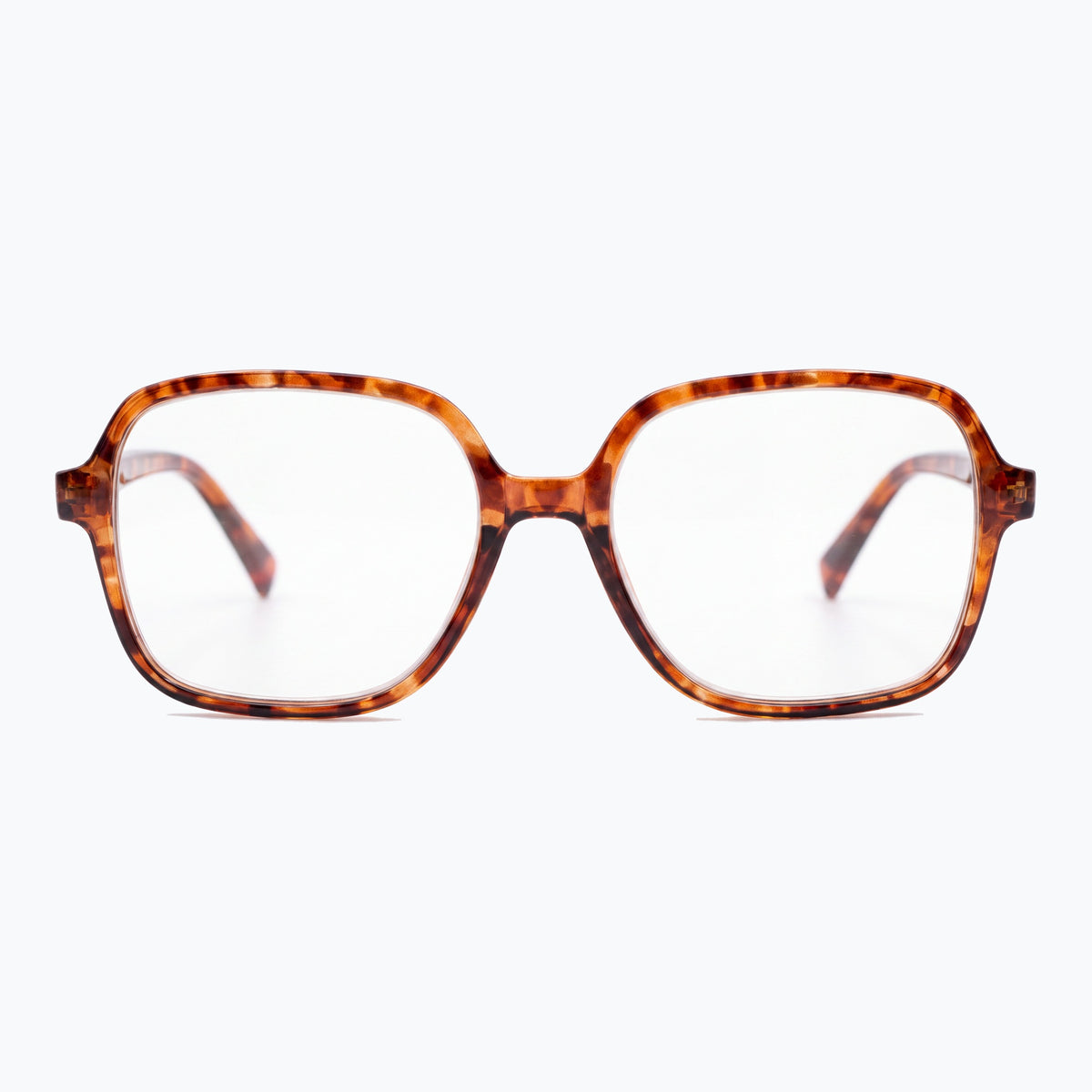 Jaxy Serenade in Rust — Oversized sunglasses #Color_Rust