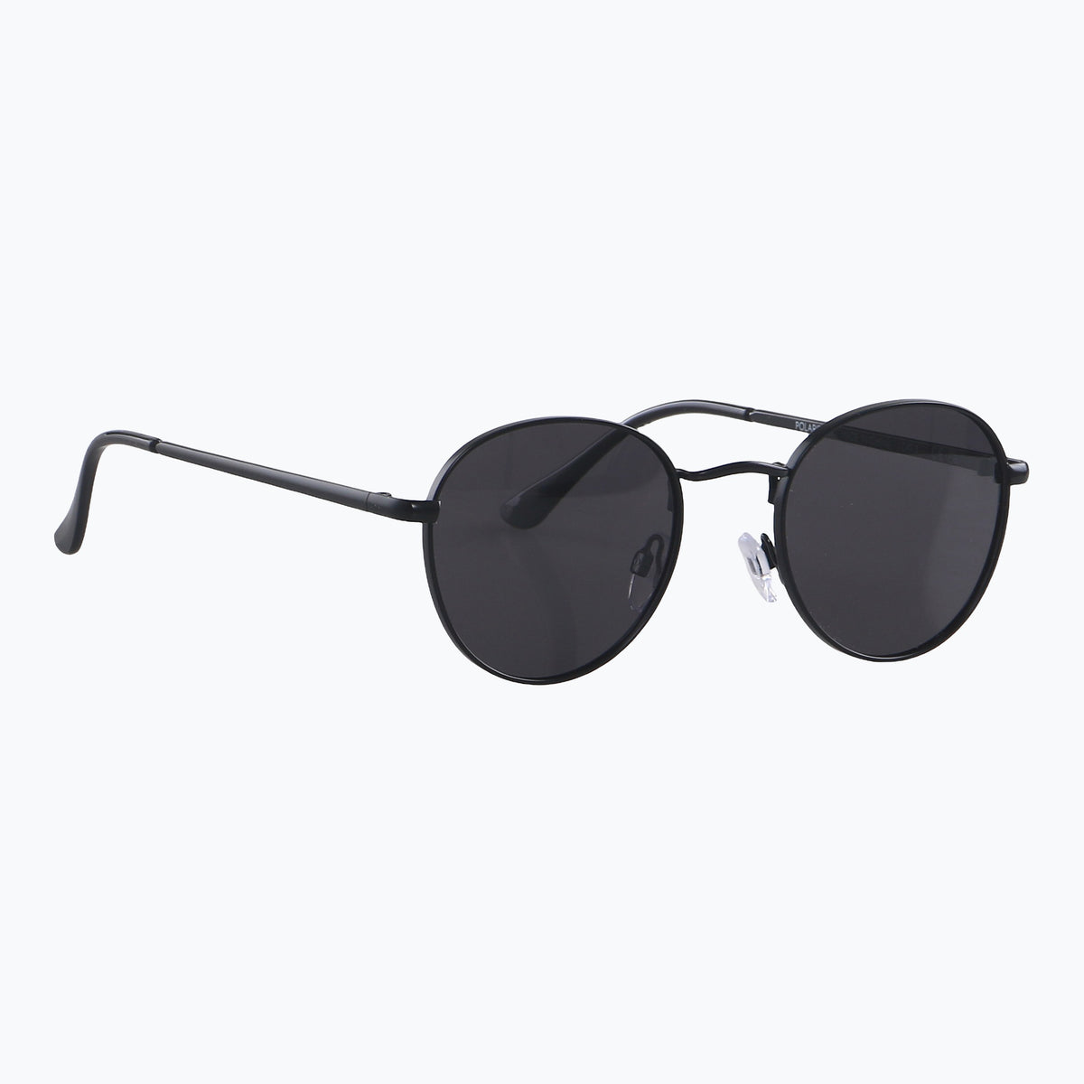 Jaxy Raven Round sunglasses — side view #Color_Black