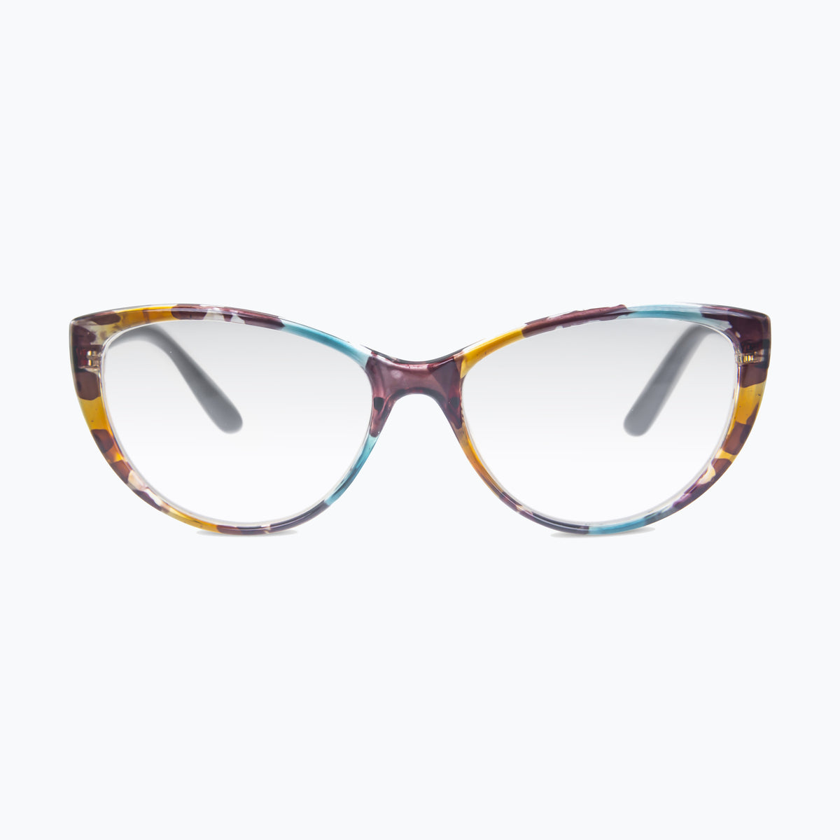 Jaxy Cameo in Blue — Cat-eye reading glasses #Color_Blue