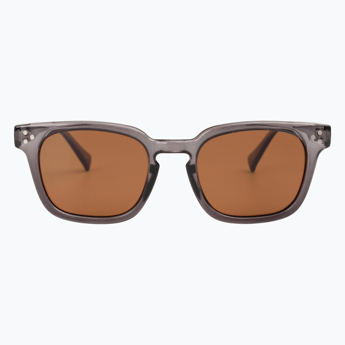 Jaxy Diner in Grey — Square Polarized sunglasses #Color_Grey