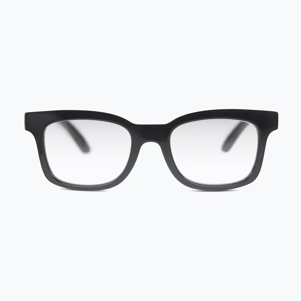 Jaxy Tempo Blue Light Glasses Square sunglasses — side view #Color_Black / Blue Light