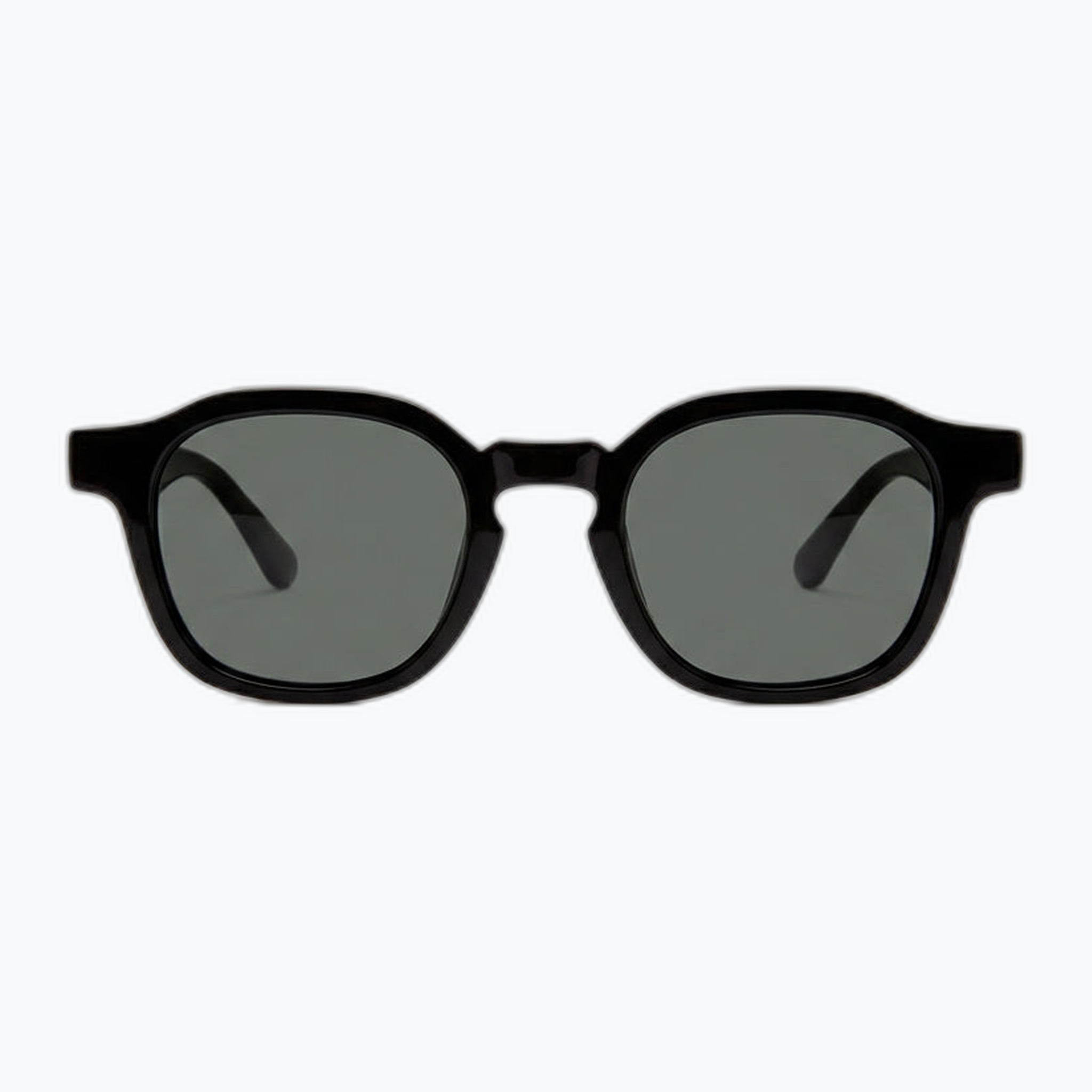 Jaxy Windsor in Black — Square Polarized sunglasses