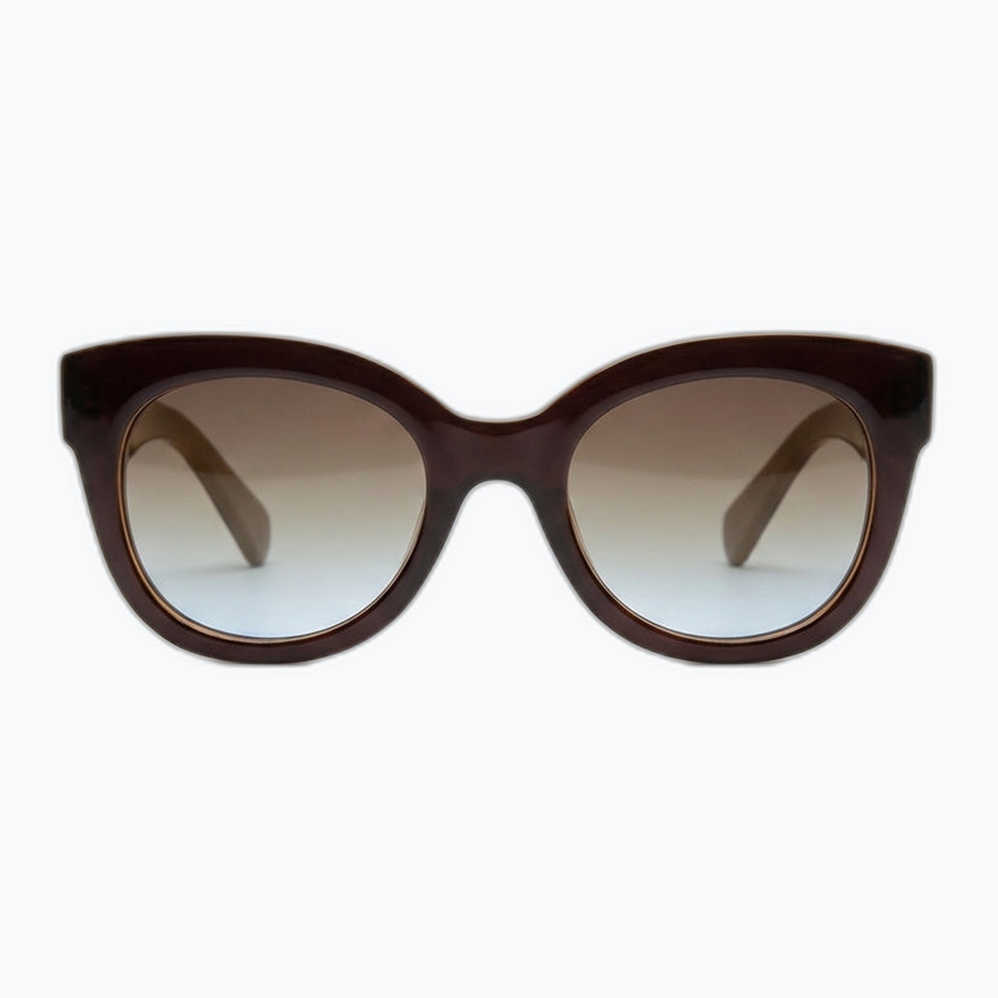 Jaxy Solstice in Brown — Round sunglasses