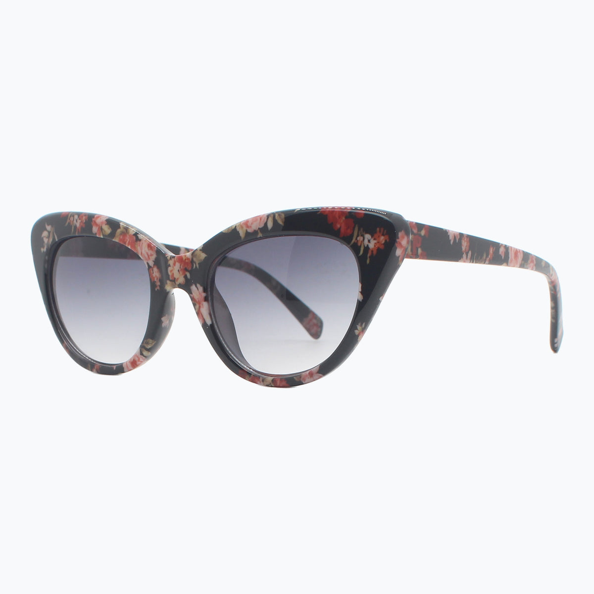 Jaxy Mystique Cat-eye sunglasses — side view #Color_Floral