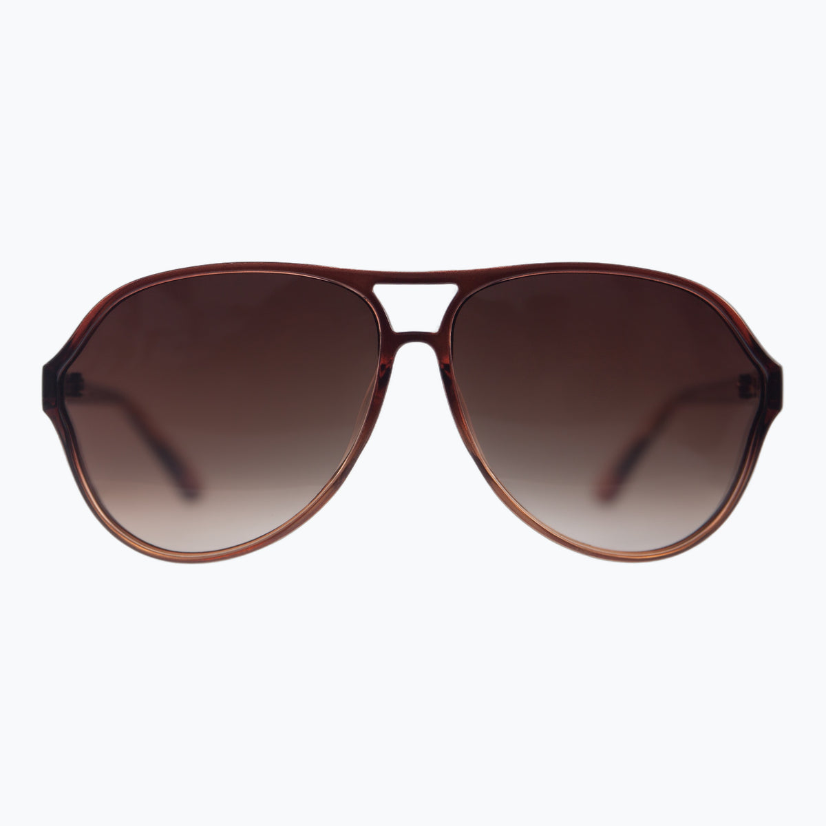 Jaxy Phoenix in Brown — Aviator Polarized sunglasses #Color_Brown