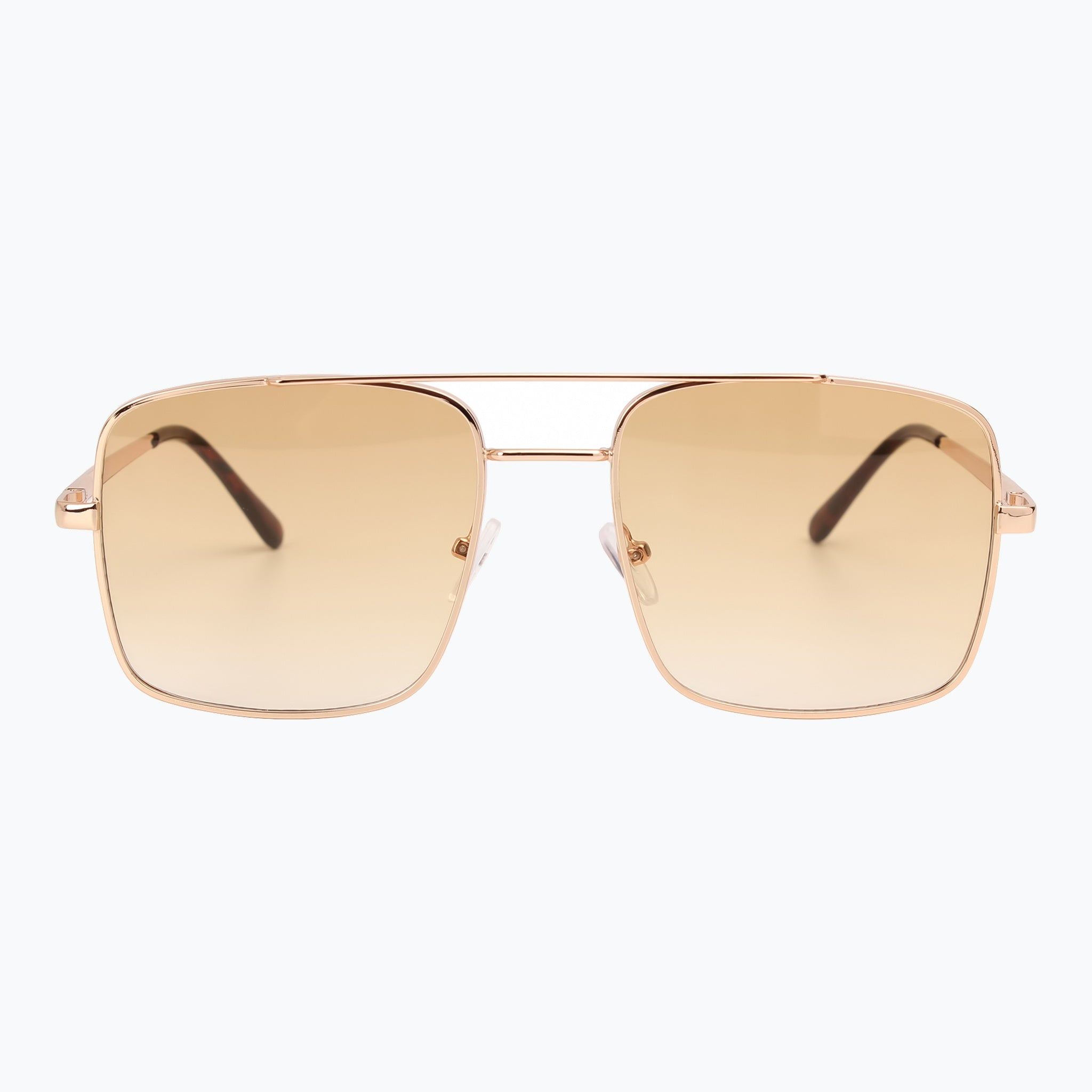 Jaxy Drifter in Gold/Amber — Square Polarized sunglasses