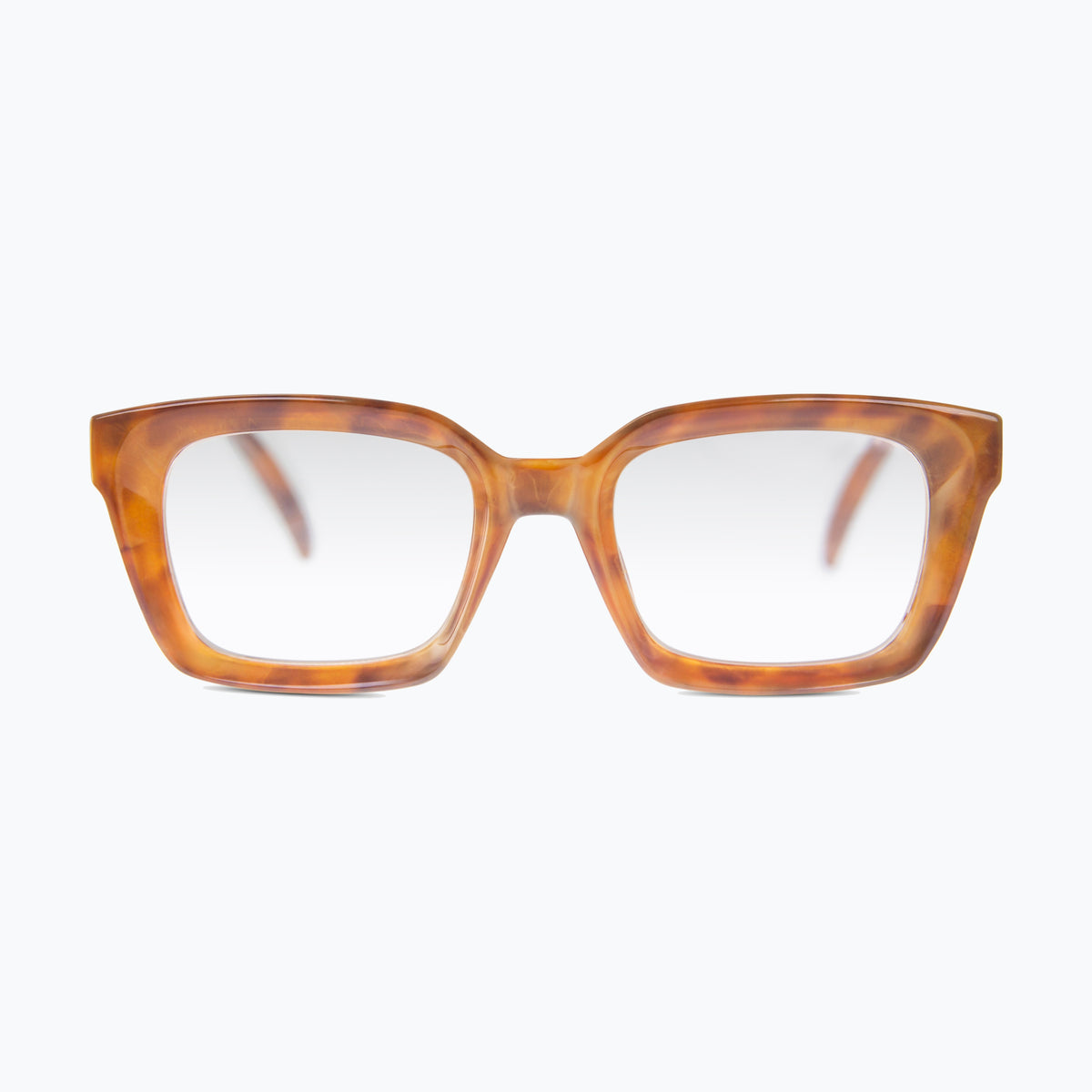 Jaxy Palazzo in Amber/Tortoise — Square reading glasses #Color_Amber/Tortoise