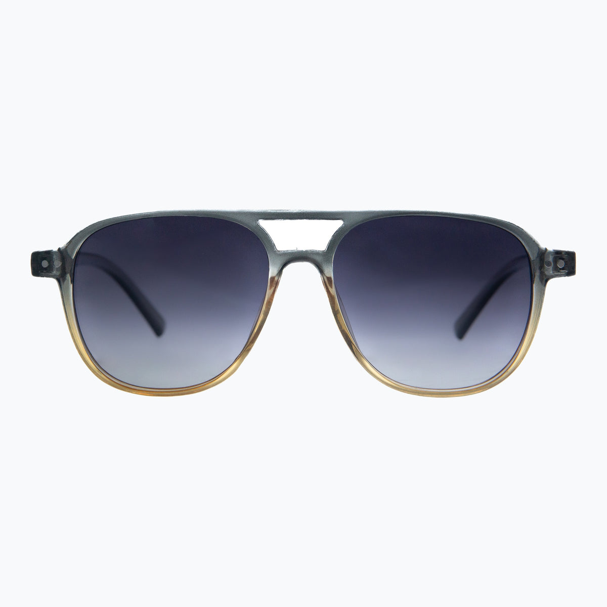 Jaxy Eastwood in Grey — Aviator Polarized sunglasses #Color_Grey
