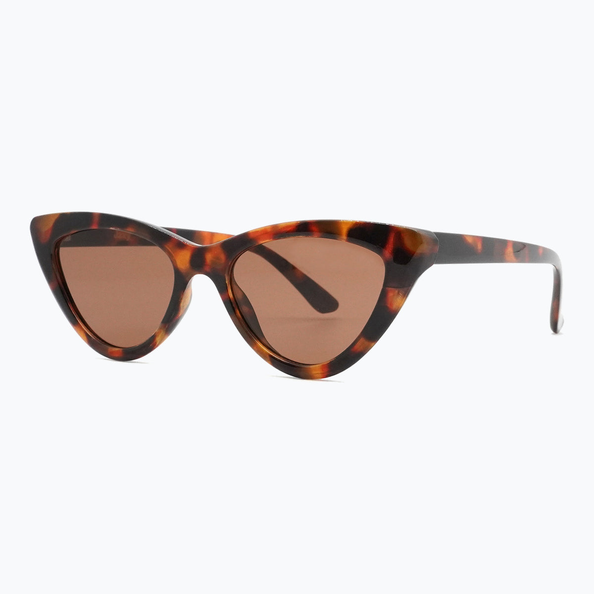 Jaxy Vamp Cat-eye sunglasses — side view #Color_Tortoise