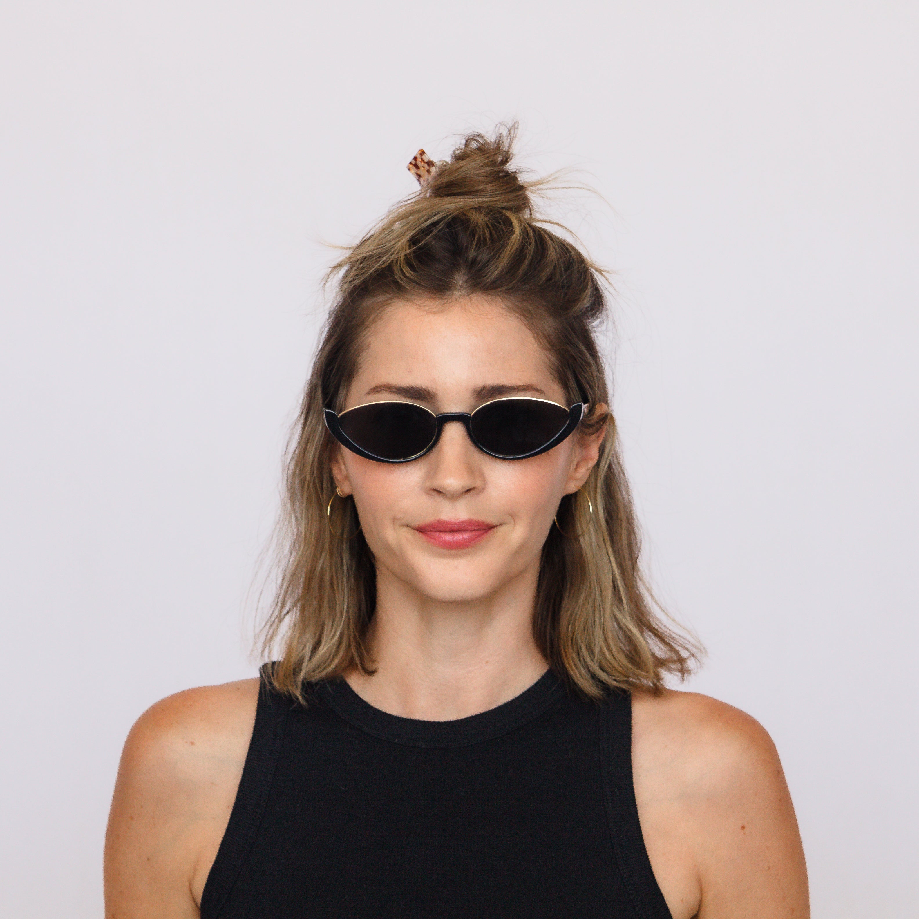 Model wearing Jaxy Cosmic  sunglasses – lifestyle photo