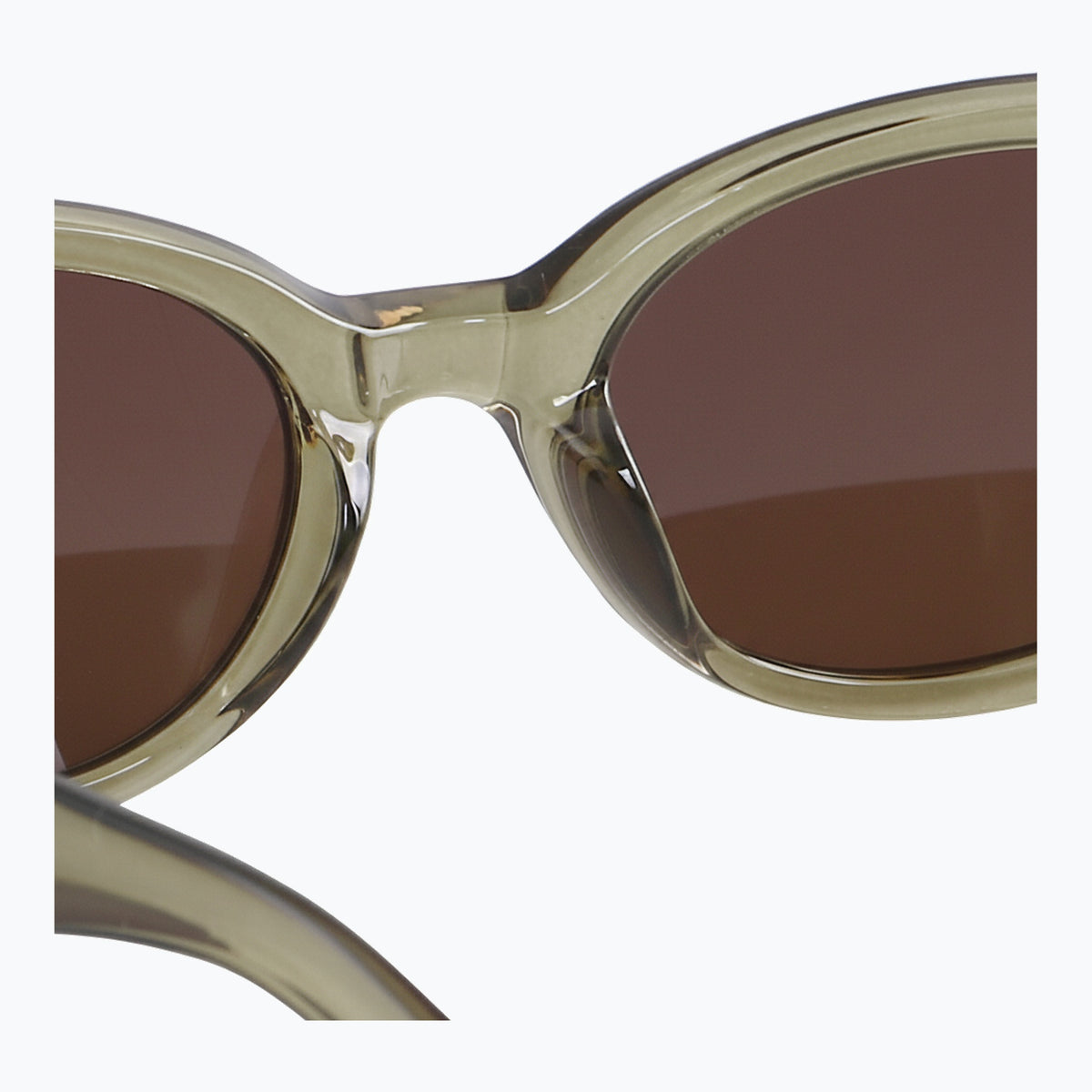 Jaxy Scarlet Oval sunglasses — inside view #Color_Green