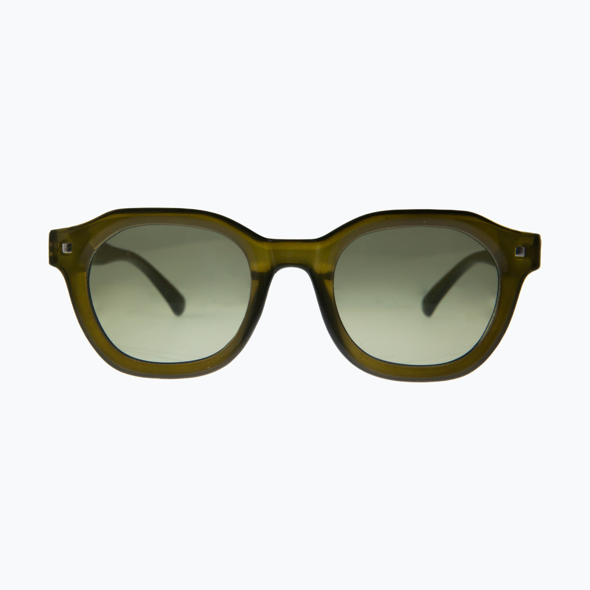 Jaxy Stanza in Green — Geometric sunglasses #Color_Green