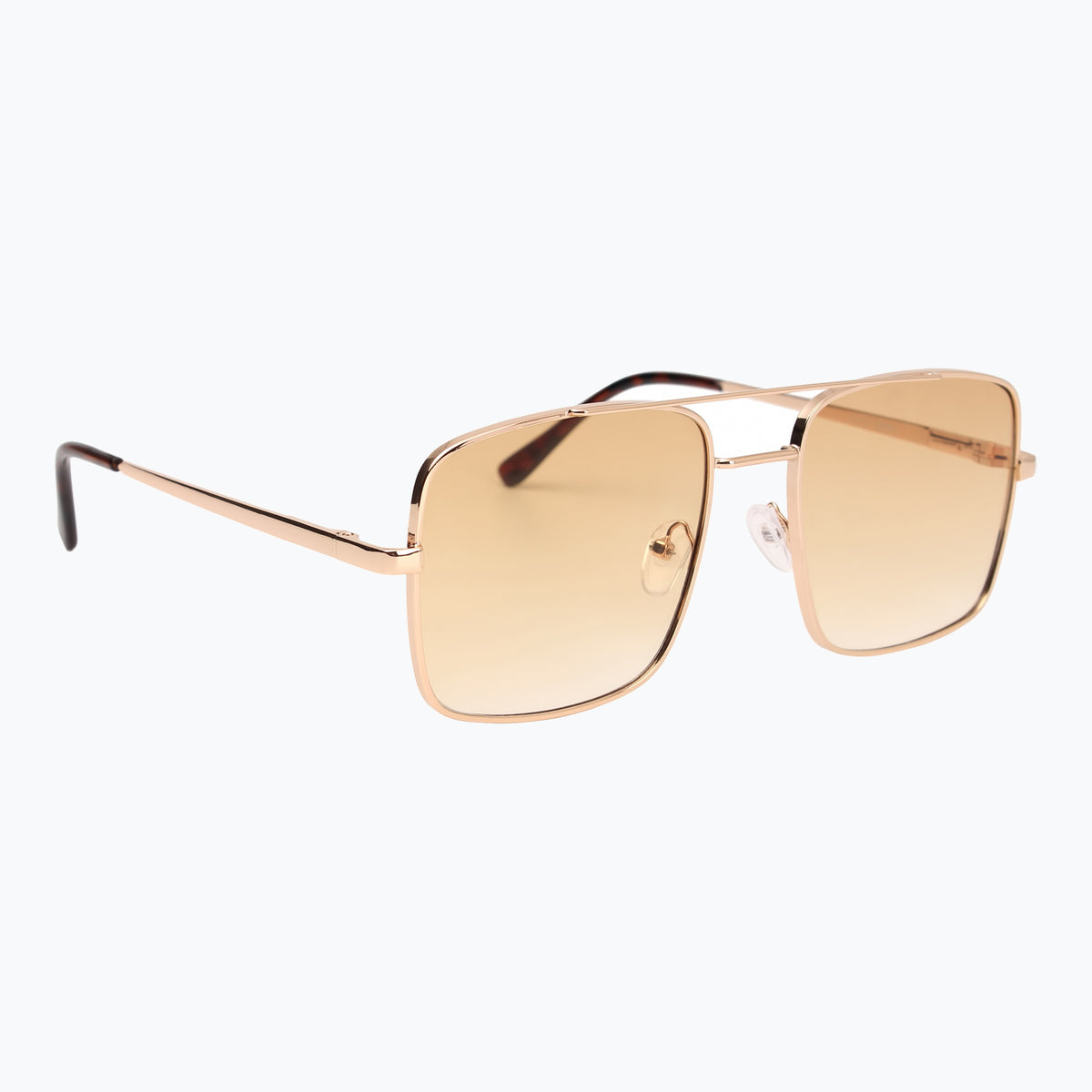 Jaxy Drifter Aviator sunglasses — other-side view #Color_Gold/Amber