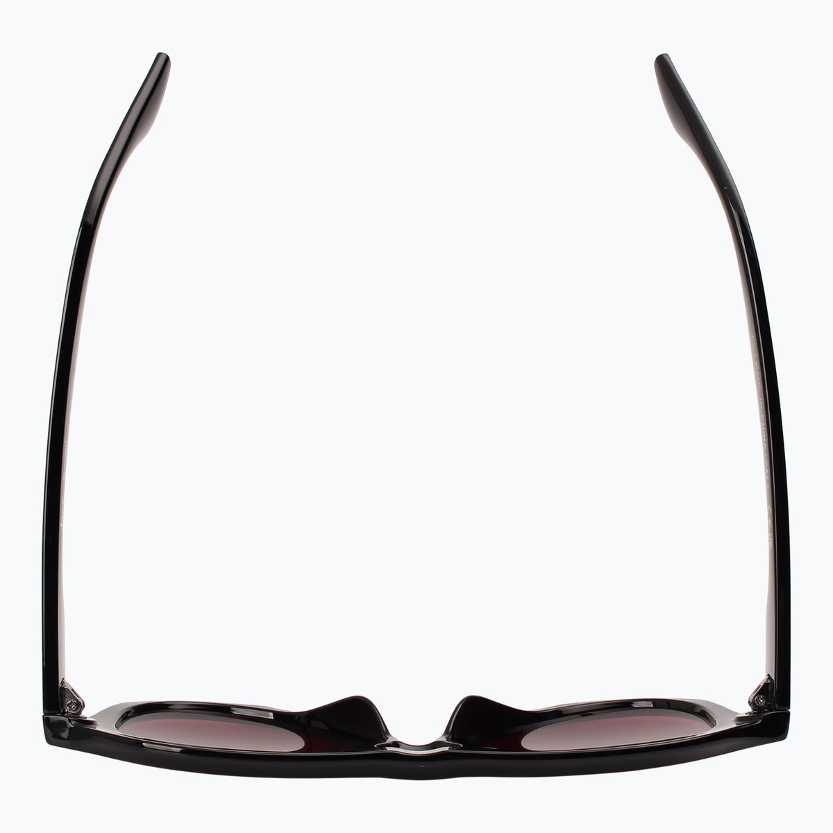 Jaxy Burnout Aviator sunglasses — top view #Color_Black/Rose