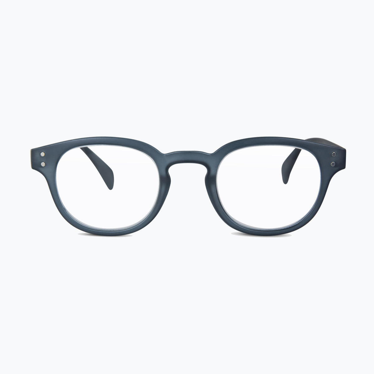 Jaxy Boulder in Blue — Round sunglasses #Color_Blue