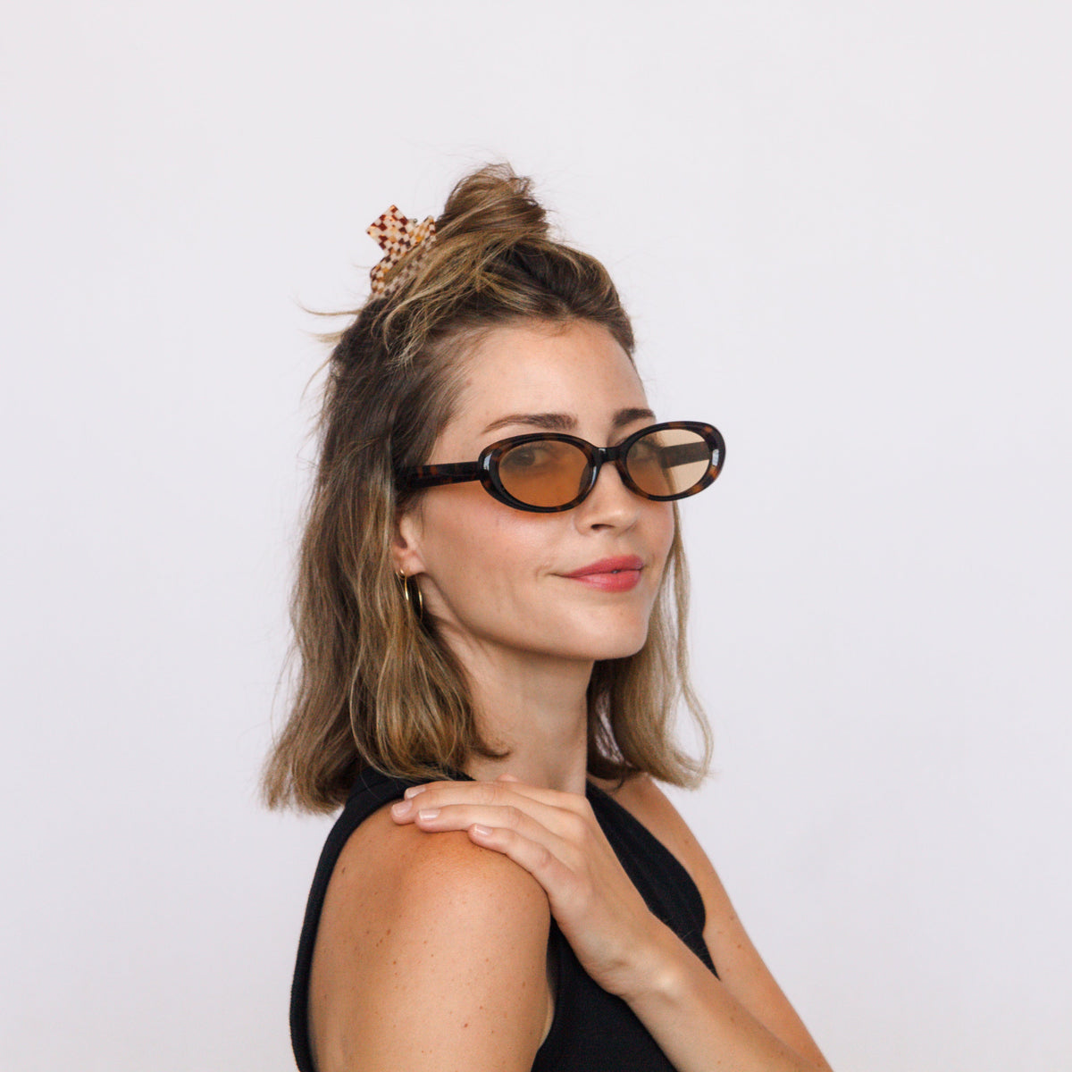 Jaxy Scarlet sunglasses styled — lifestyle